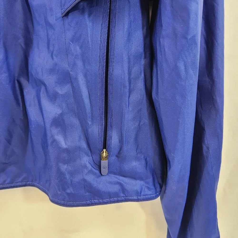 Lululemon Deep Inhale Jacket Size 6 Tanzanite Blue - Picture 3 of 9